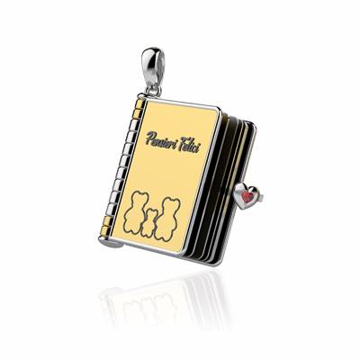 Collana Donna Nanàn Argento Libricino Pensieri Felici NAN0636